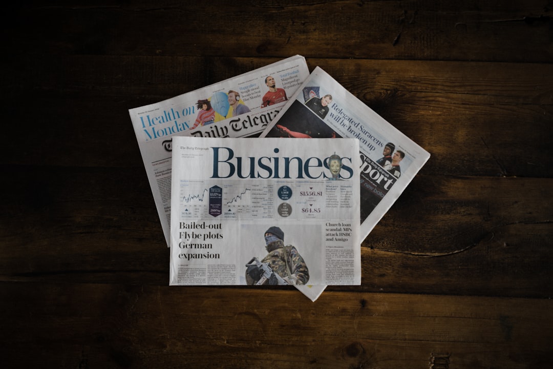Photo financial news