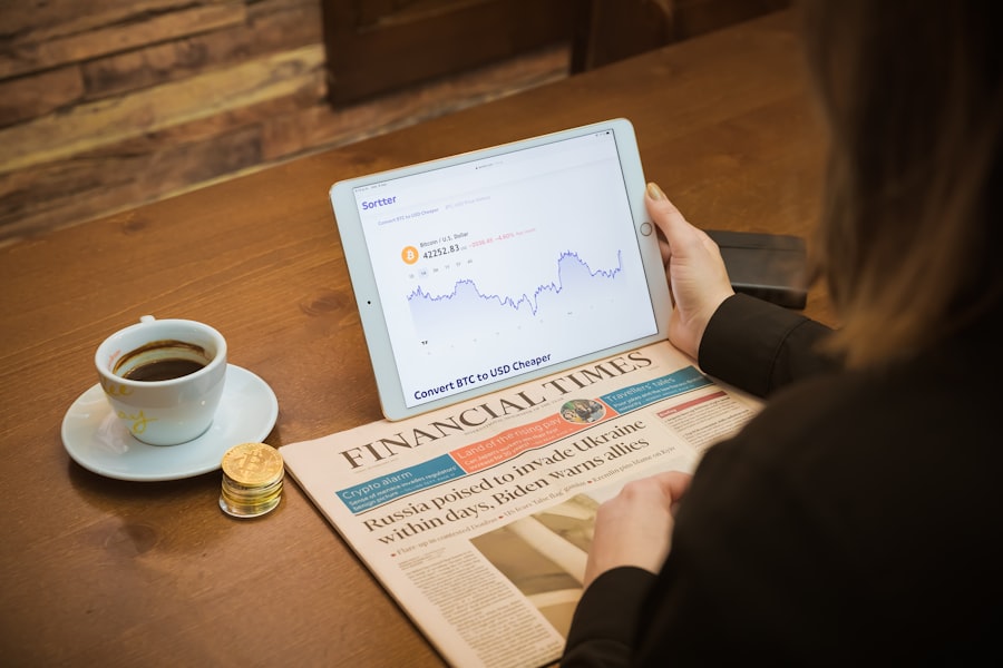 Photo financial news